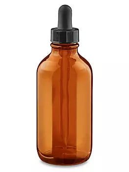 Dropper Bottle (Amber) - 4 oz