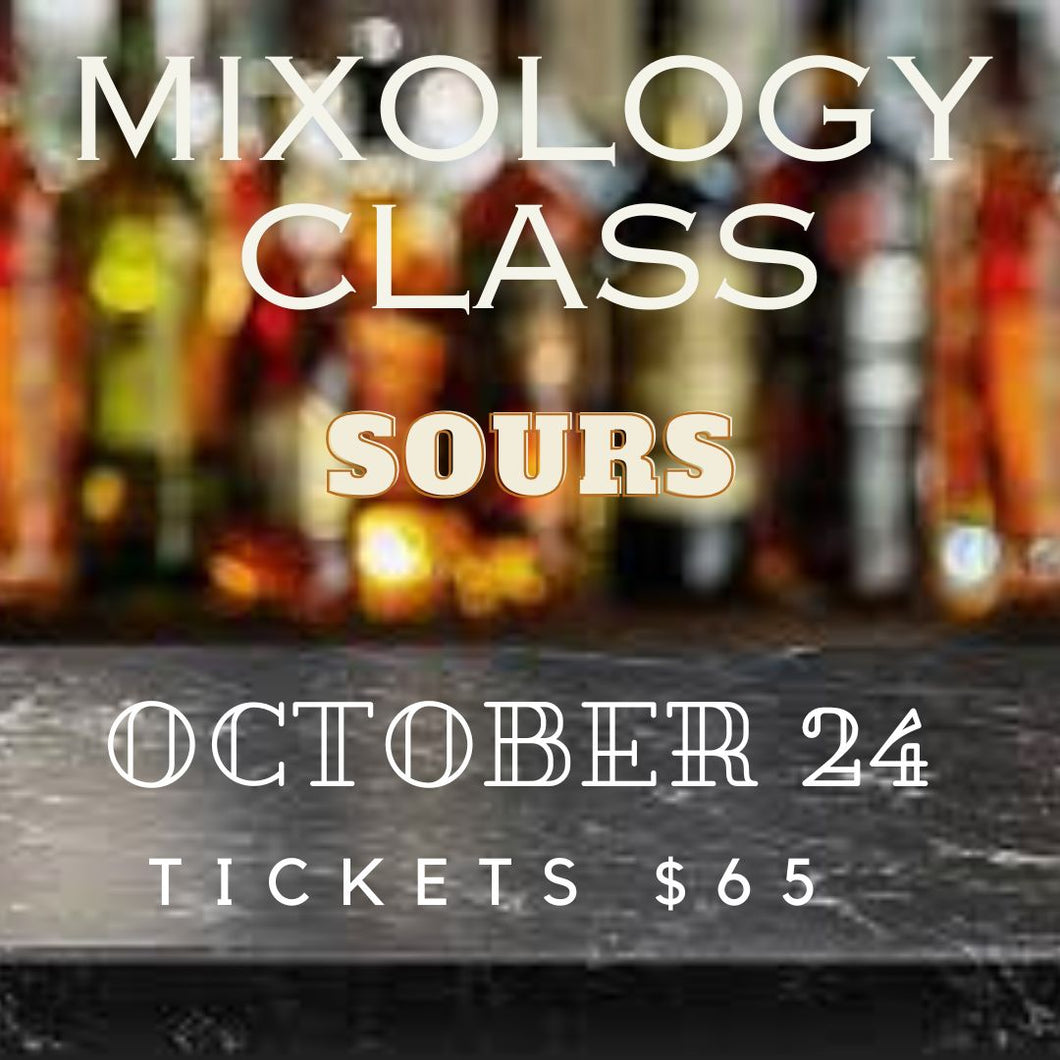 Cocktail Class - Sours (October 24, 2025)